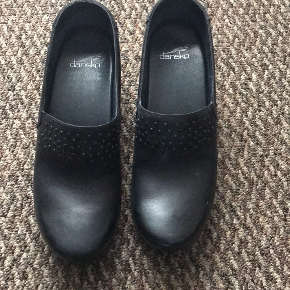 Dansko black clogs!